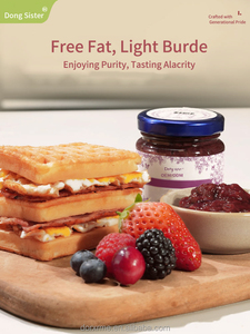 OEM ODM trà bong bóng Thành phần bánh quy mứt trái cây kem món tráng miệng 120g không thêm sucrose Five-Berry mứt - Product Image 6