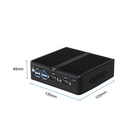 Mini PC serveur Intel Alder Lake N100, 4 ports 2.5GbE i226V, appliance réseau, 8 Go de RAM, 128 Go de SSD, sans ventilateur, pare-feu, passerelle informatique