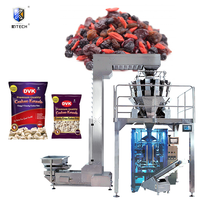 Multi-tête Automatique Poche Popcorn Riz Soufflé Machine à Emballer