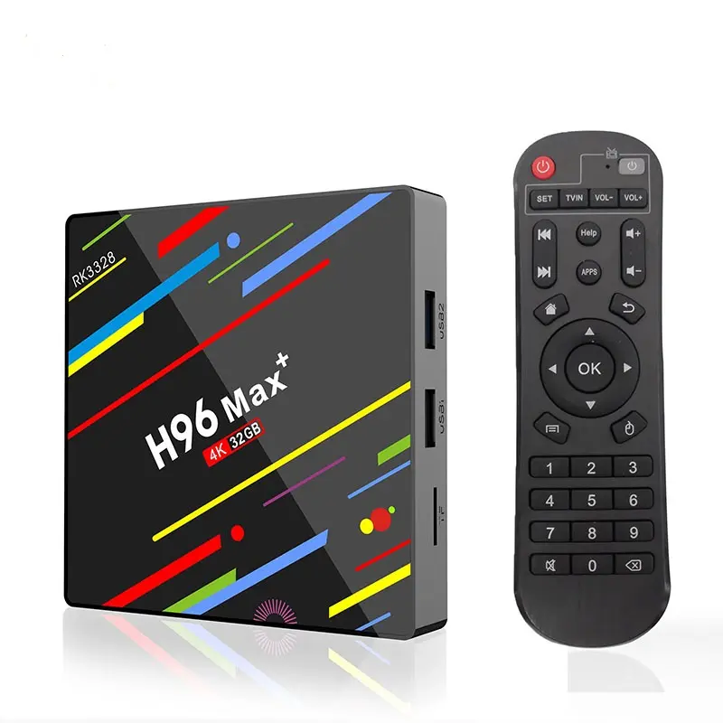 H96 max plus. android 8.1 rk3328 tv box per il download del firmware supporto dual wifi 2.4G/5G