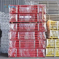 Puntal de Acero con Doble Tratamiento Antioxidante, Soporte Ajustable Galvanizado para Escaleras Exteriores y Uso en Edificios Industriales