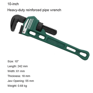 Clé à tuyau métrique en acier au carbone robuste <span class=keywords><strong>de</strong></span> haute qualité avec support OEM pour plombiers - Product Image 5
