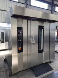 Nouveau four rotatif de boulangerie pour la cuisson du <span class=keywords><strong>pain</strong></span>, des biscuits et des pizzas - Gaz/Électrique/Diesel, en acier inoxydable, économie d'énergie, utilisation en restaurant - Product Image 4