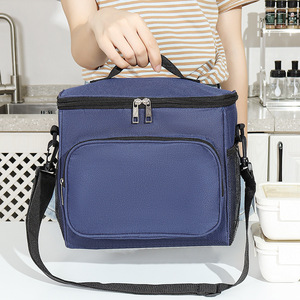 Sac isotherme Huidu à double compartiment en aluminium, sac de transport pour pique-nique, glacière à double étage, capacité 24L pour plats à emporter - Product Image 1