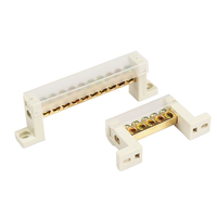 Automobile 100A Max Ampérage continu Cuivre 12-4 AWG Bornier de terre Terre Vis neutre Distribution d'énergie