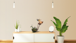 Atractivo Adorno Decorativo de Metal con Acabado Multicolor, Decoración Artesanal para el Hogar, Adorno para Sala de Estar, Oficina, Mesa - Product Image 6