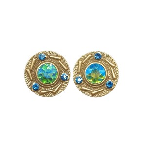 Pendientes Vintage, Botones, Estilo Corte Personalizado, <span class=keywords><strong>Circulares</strong></span> con Aguja de Plata - Product Image 5
