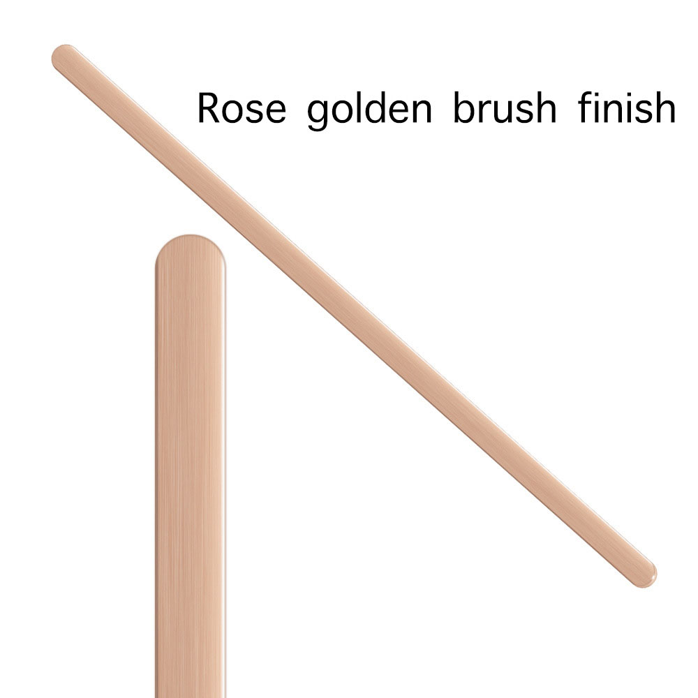 Fini brossé or rose