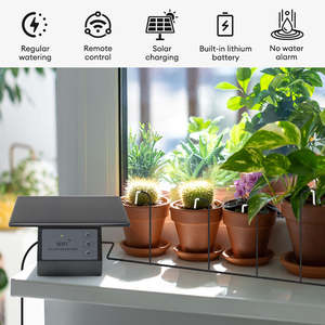 Interruptor de Bomba Automático con Control por Aplicación, Sistema de Riego por Goteo Automático Solar para Jardín Tuya, Wifi - Product Image 2
