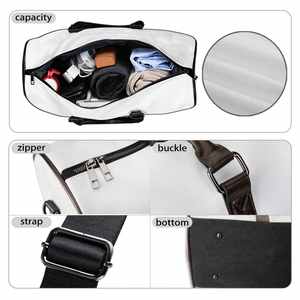 Bolsa <span class=keywords><strong>de</strong></span> Viaje <span class=keywords><strong>de</strong></span> Lona Impermeable <span class=keywords><strong>de</strong></span> Poliéster <span class=keywords><strong>de</strong></span> Diseño Personalizado <span class=keywords><strong>de</strong></span> Lujo <span class=keywords><strong>para</strong></span> Mujer, con Estampado Tribal Polinesio <span class=keywords><strong>de</strong></span> Tiburón Maorí - Product Image 5