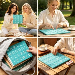 Vassoio per il monitoraggio dei punti del Mahjong stampato in 3D, piastra per la posizione delle tessere, tabellone segnapunti ROL, accessorio per giochi da tavolo per giocatori di Mahjong - Product Image 5