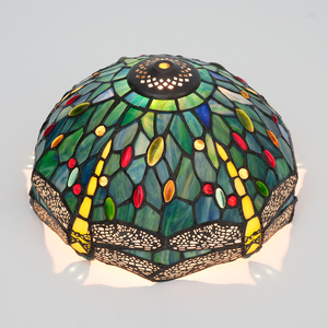 <span class=keywords><strong>Paralume</strong></span> Tiffany da 12 pollici di ricambio blu mare vetro colorato <span class=keywords><strong>paralume</strong></span> libellula per lampade da tavolo plafoniera lampada a sospensione - Product Image 3