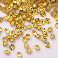 Vente en gros de strass ronds en cristal clair à fond pointu Strass en verre à pointe lâche