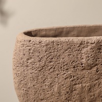 Vase en ciment vieilli fait à la main pour fleur intérieur maison Art articles décoratifs de table salon Vases décoratifs
