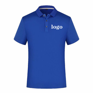 V cuello hombres mujeres algodón de gran tamaño logo texto impresión personalizada/bordado solapa publicidad camisetas - Product Image 5