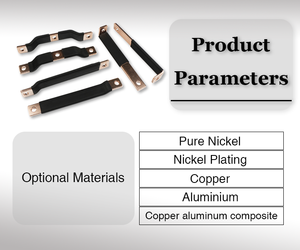 <span class=keywords><strong>Cubierta</strong></span> Aislante Personalizada de Barra Flexible de Cobre-Níquel para Paquetes de Baterías de Vehículos Eléctricos Prismáticos, Conexión de Inversor de Almacenamiento de Energía - Product Image 3