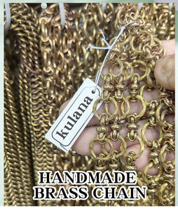 Cadena de Latón Crudo de Alta Calidad Estilo Hip Hop para Hombre y Mujer, Collares de Moda, Cadena Redonda Elegante en Rollo para Kit de Fabricación de Joyas - Product Image 2