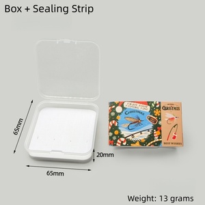 Sellos de caja de regalo de Navidad con diseño de logotipo personalizado para almacenamiento <span class=keywords><strong>Flybox</strong></span> de pesca con mosca - Product Image 2