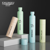 Botol Semprot Kabut Plastik Silinder Kosmetik Custom 60 80 100 120ml Botol Pompa Lotion Tabir Surya Mini Mewah Wadah Kosong