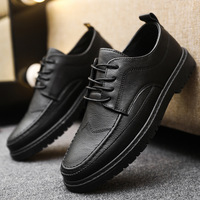 Nouvelles Chaussures Décontractées en Cuir Grande Taille pour Hommes d'Affaires N19 – Chaussures de Marche Tendance pour Hommes