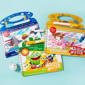 Trẻ Em Ma Thuật Doodle Nước Hình Ảnh Cuốn Sách Đồ Chơi Vẽ Cuốn Sách Nước Ma Thuật Vẽ Tranh Với Nước Sạch - Product Image 2
