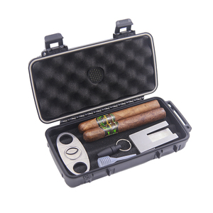 Vente en gros étui à cigares de voyage portable étui à cigares américain avec coupe-cigare autres accessoires - Product Image 5