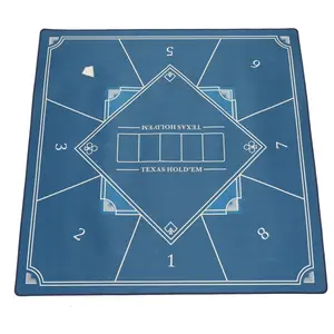 工厂价格桌垫纸牌游戏垫环保天然橡胶桌赌场扑克垫