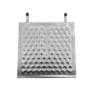 Süt tankları sıvı soğutucu levha soğutma ve ısıtma için özelleştirilmiş tek kabartmalı yastık plaka paslanmaz çelik - Product Image 4