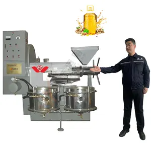 yl-100 oil press machine/small scale sunflower oil press expeller/copra oil pressing plant machine with certificates