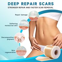 Bande adhésive médicale en silicone YOJO, repositionnable, réutilisable, sans latex, sans résidus, pour peaux sensibles, élimination douce et sans douleur, stérilisée à l'oxygène éthylené (OE)