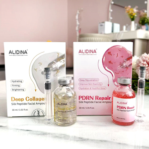 Sérum Visage Coréen Anti-Âge et Raffermissant au Collagène Rose PDRN ADN de Saumon, Peptides et Niacinamide, Personnalisable avec Logo, Faible MOQ - Product Image 1