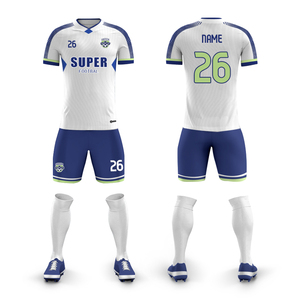 Set di Maglie da Calcio Personalizzabili Traspiranti con Stampa Digitale, Taglie Grandi, Asciugatura Rapida, Manica Corta, Kit Calcio per Adulti, Uniforme di Squadra per Partite - Product Image 6