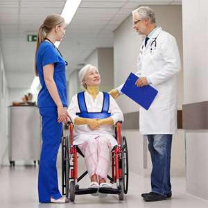 Cinturón de Soporte Lumbar para Rehabilitación OEM, Azul, Ajustable con Hebilla, Soporte Postquirúrgico para Pacientes Mayores - Product Image 1