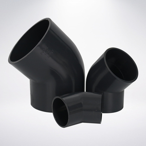 Produits de l'industrie chimique en <span class=keywords><strong>PVC</strong></span> <span class=keywords><strong>45</strong></span> degrés <span class=keywords><strong>coude</strong></span> tuyau chimique raccord de tuyau d'alimentation en eau - Product Image 3
