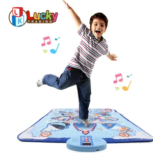舞蹈挑战发光二极管灯无线双电子音乐地毯电脑地板电视游戏家庭儿童舞蹈垫垫