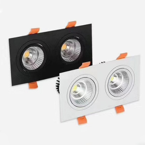 Đèn <span class=keywords><strong>LED</strong></span> hai đầu Hiện Đại Đèn Trần lưới tản nhiệt hình chữ nhật với tính năng chống chói cho trang trí phòng khách sạn - Product Image 4