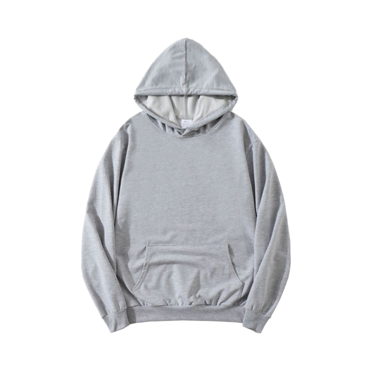 Sweat à capuche gris