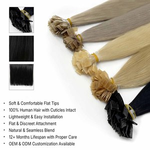 Extensiones de Cabello Humano con Punta Plana Invisible, Cabello Remy Pre-Adherido, Extensiones Ligeras y Cómodas para Mujeres - Product Image 3