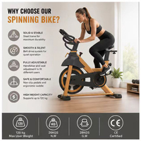 Vélo d'exercice d'intérieur Zhuobu professionnel avec cadre en acier, capacité de charge maximale de 120 kg, fonctionnement silencieux