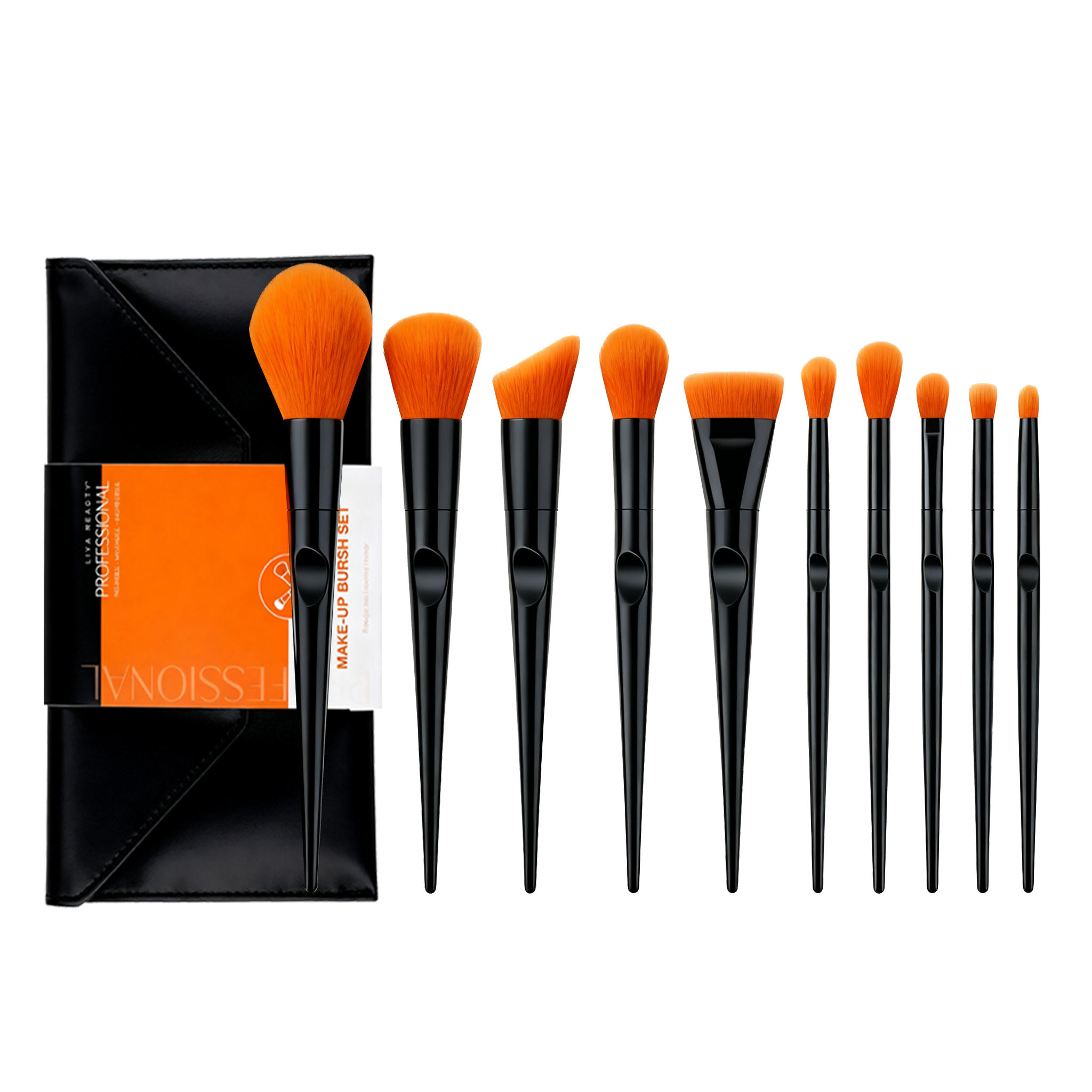 Orange Makeup Brush sets