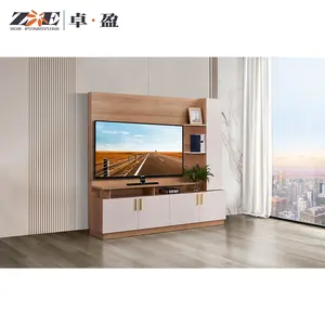 家居家具设计客厅家具木制电视柜在客厅使用