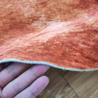China Herstellung benutzer definierte Wohnzimmer Boden Tierhaut Teppich nordischen Stil Kuhfell Kunst pelz Teppich Rindsleder geformte Fläche Teppich