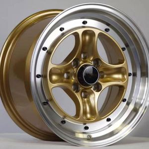 Rueda de Aleación para Auto de Carreras, 15X8.0 Pulgadas y 15X9.0 Pulgadas, PCD 4/100, Nueva, para Camioneta, Remolque, Cámper, Hecha de Aluminio - Product Image 2