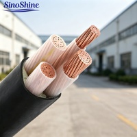 Câble d'alimentation moyenne tension SinoShine YJV22 8.7/15kV 3 conducteurs 70/95/120mm² blindé à bande d'acier XLPE 1.5mm²/2.5mm²/4mm²