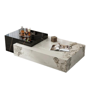 <span class=keywords><strong>Tavolino</strong></span> <span class=keywords><strong>da</strong></span> Caffè <span class=keywords><strong>Rettangolare</strong></span> in Marmo di Lusso con Contenitore per Arredamento Moderno <span class=keywords><strong>da</strong></span> <span class=keywords><strong>Salotto</strong></span>, Fornitura per Progetti Alberghieri. - Product Image 1
