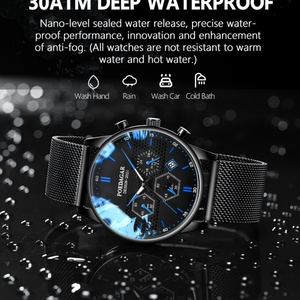 POEDAGAR New Fashion Men Watch Waterproof Luminous Date Sports Watches Quartz Man Wristwatch Male <b>Clock</b> +Box - Product Image 5