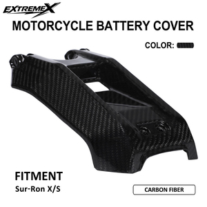 Pièces de moto Surron Light Bee, pièces en plastique, effet de motif en fibre de carbone, couvercle de batterie - Product Image 2