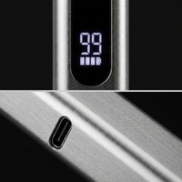 Lampe à LED rechargeable pour ongles M1 Charcoal, bande lumineuse 3W 400mAh, charge rapide USB-C, batterie 64 min, minuterie 3 vitesses, portable pour la maison et le salon
