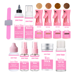 Set de Pegamento para Pelucas con Frente de Encaje, Resistente al Agua, Marca Privada, Adhesivo Fuerte para Encaje, Pegamento Perfumado para Pelucas - Product Image 1