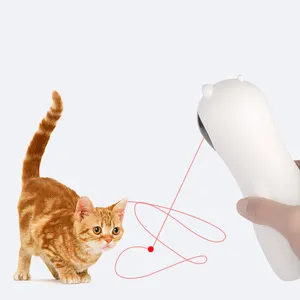 Vente en gros de nouveaux jouets interactifs pour chat avec laser à rotation automatique en ABS personnalisés